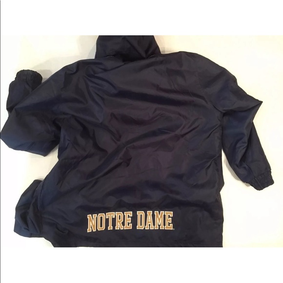Notre Dame Fighting Irish Full Zip Hoodie M - Picture 8 of 8